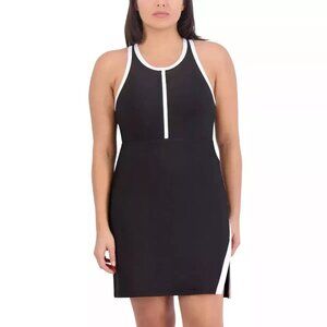 Sage Collective Ladies Active Tennis pickleball Dress Shorts Athletic, Black LG‎
